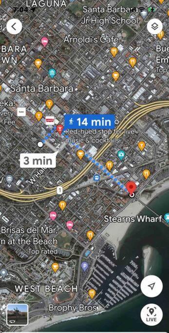 Upscale Downtown Home Walk To Beach Shops Bars 2 Санта-Барбара Экстерьер фото